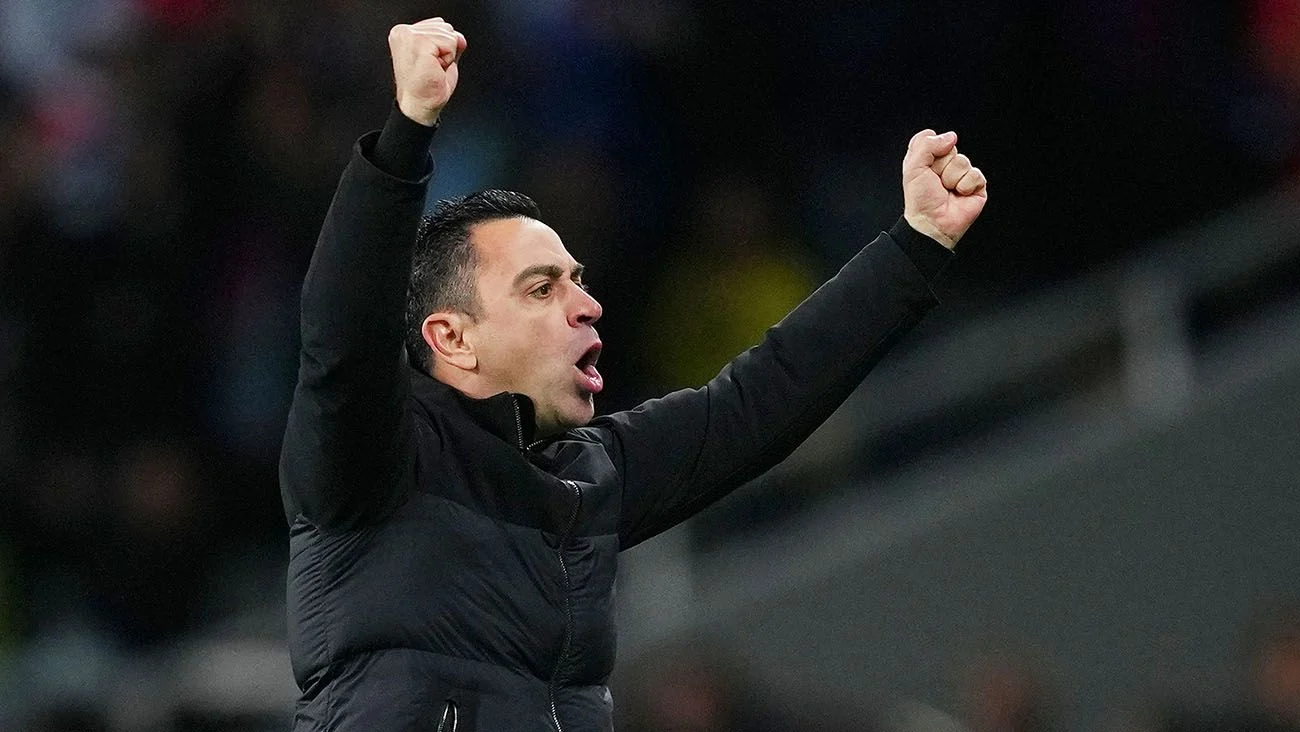 Xavi, victorie la despărţire