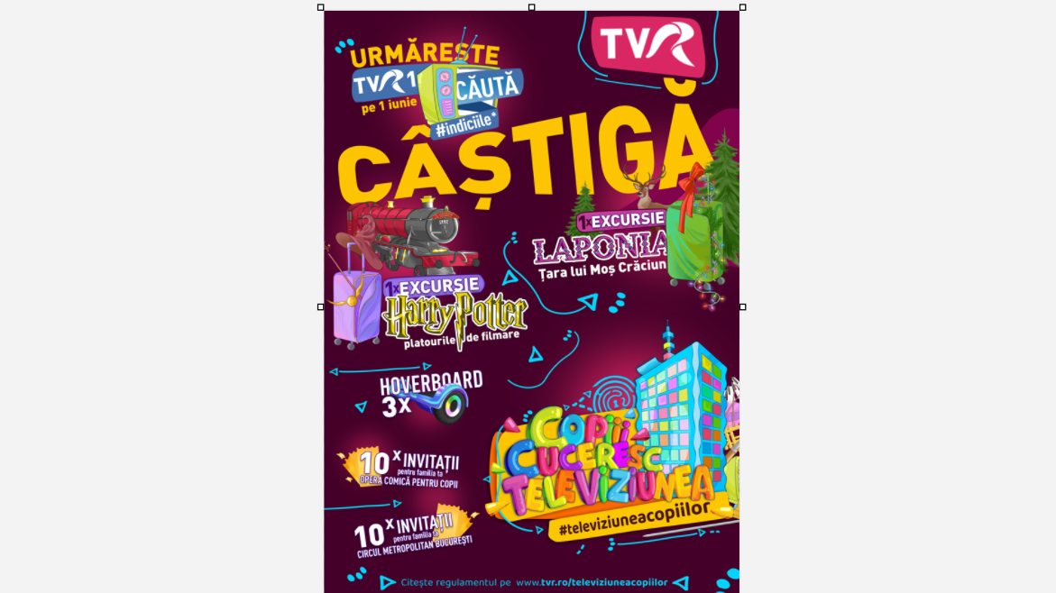TVR te trimite în Ţara lui Moş Crăciun şi în lumea lui Harry Potter