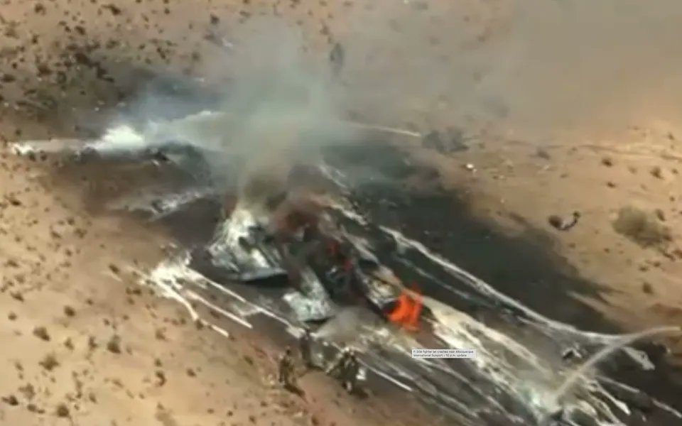 (VIDEO) Un avion F-35 nou s-a prăbușit