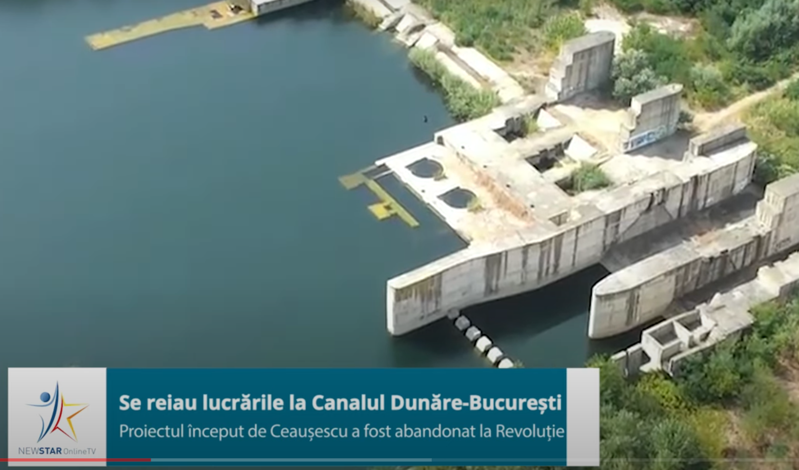 Lucrările la canalul Dunăre București, reluate