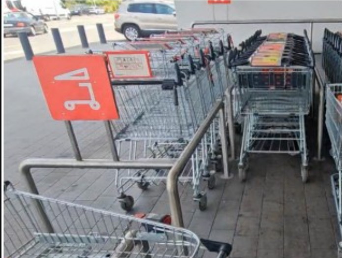 Electrocutaţi la un supermarket