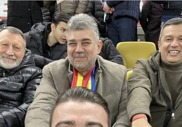 Ciolacu vede meciul Naţionalei „pe viu”