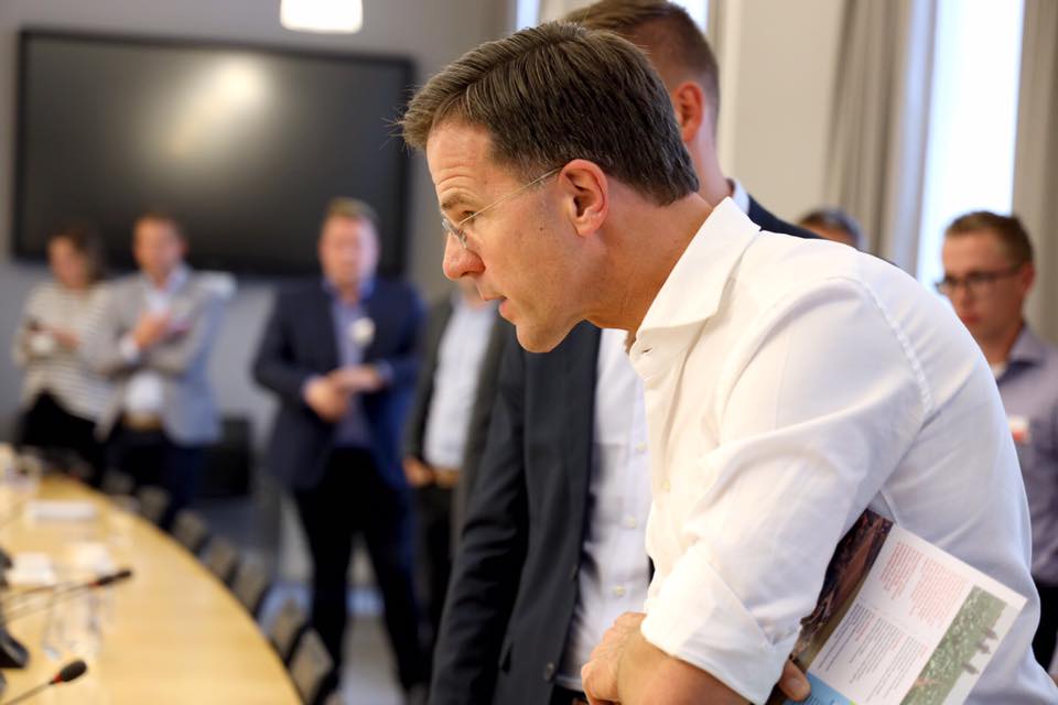 Momentul nominalizării oficiale pentru Rutte