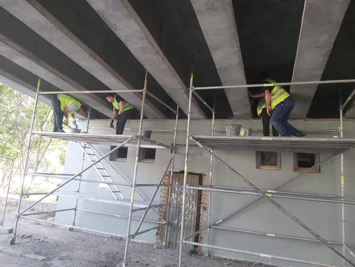 Imagini cu Podul Grant. Când e gata