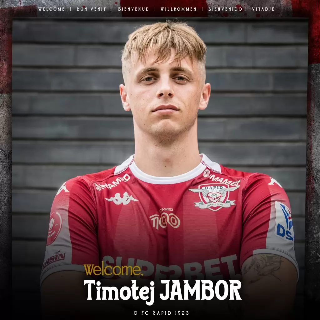 Slovacul Timotej Jambor a semnat cu Rapid