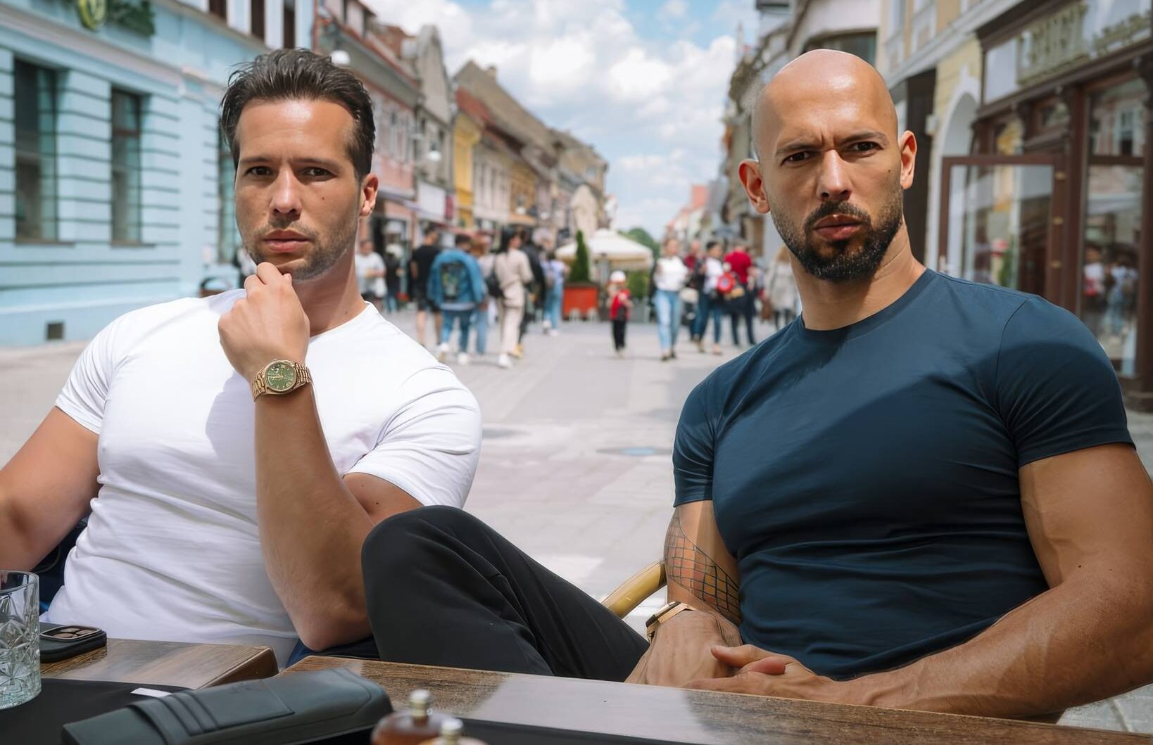 Frații Tate au probleme și în Anglia