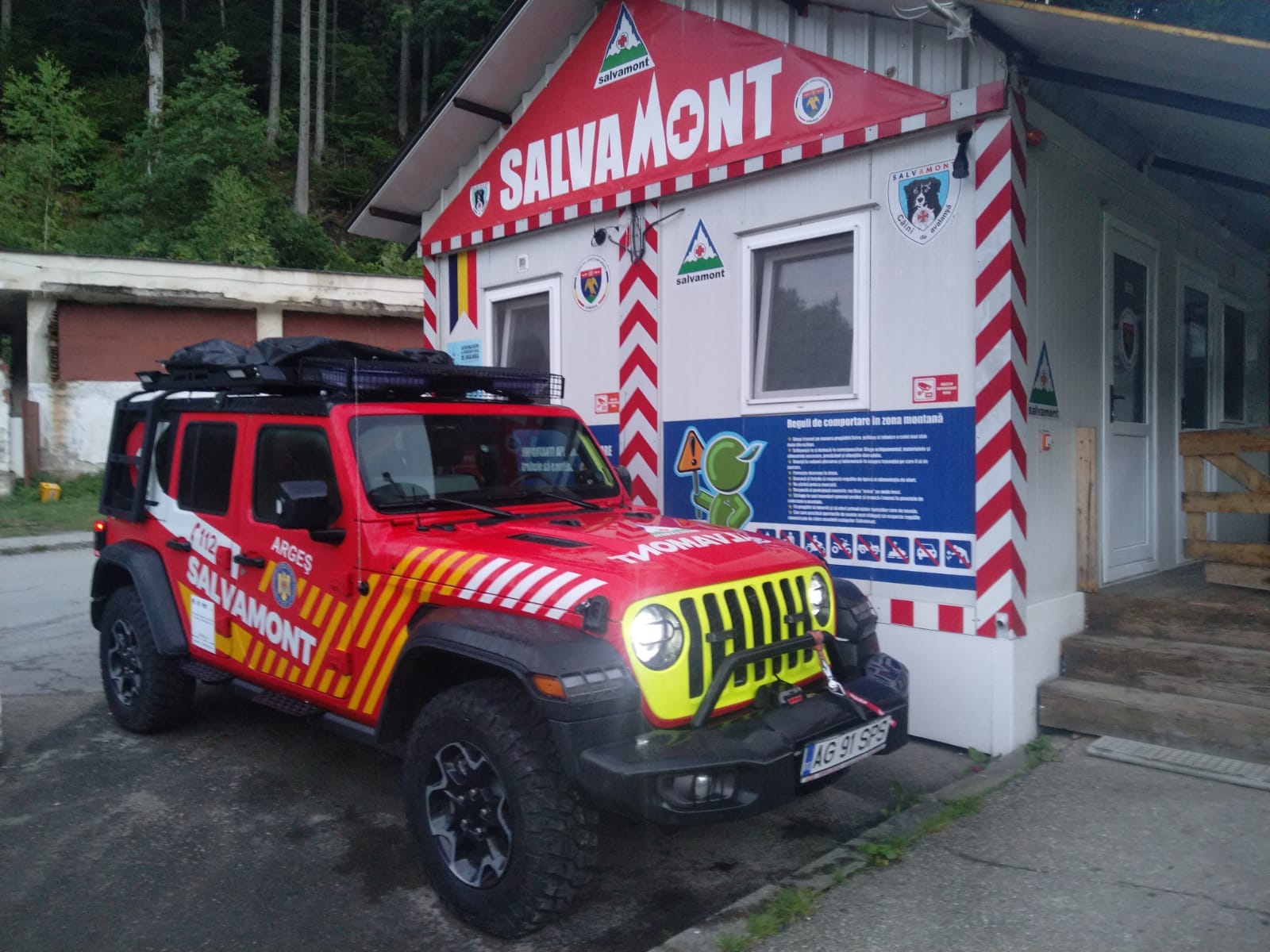 Prăpăd într-o zona turistică din România