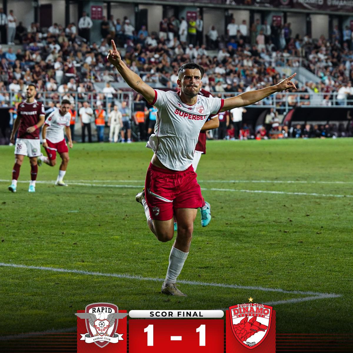 Primul derby din acest sezon se termină la egalitate