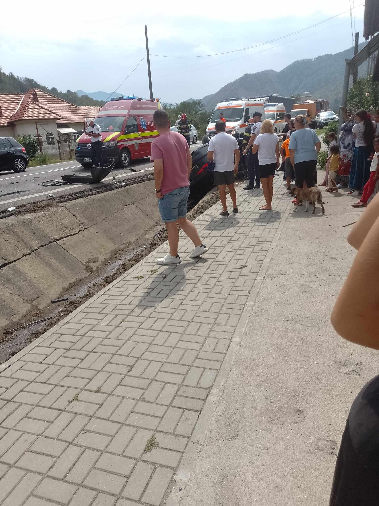 Natalia Intotero, accident rutier. Maşina s-a răsturnat