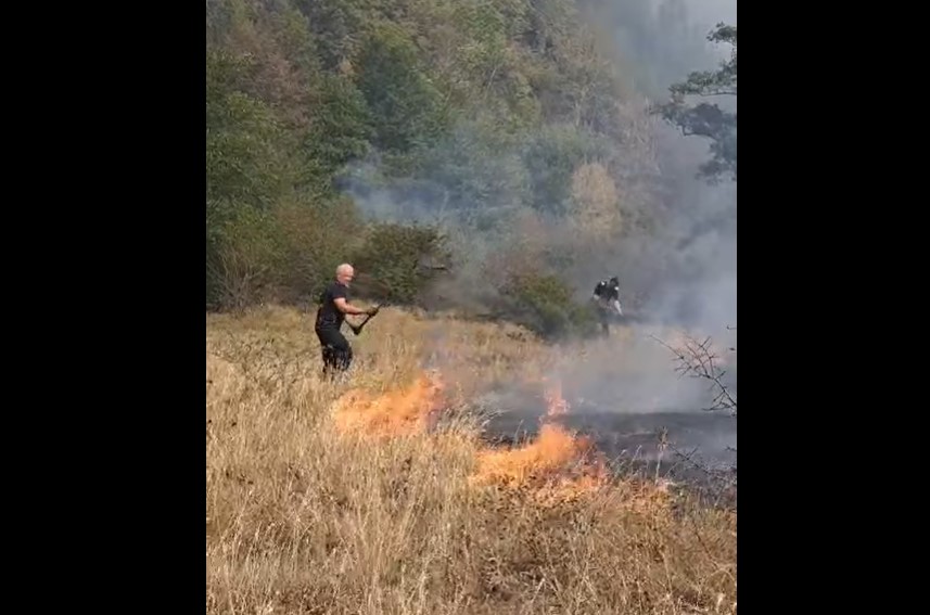 Alt incendiu uriaș în Vâlcea (video)