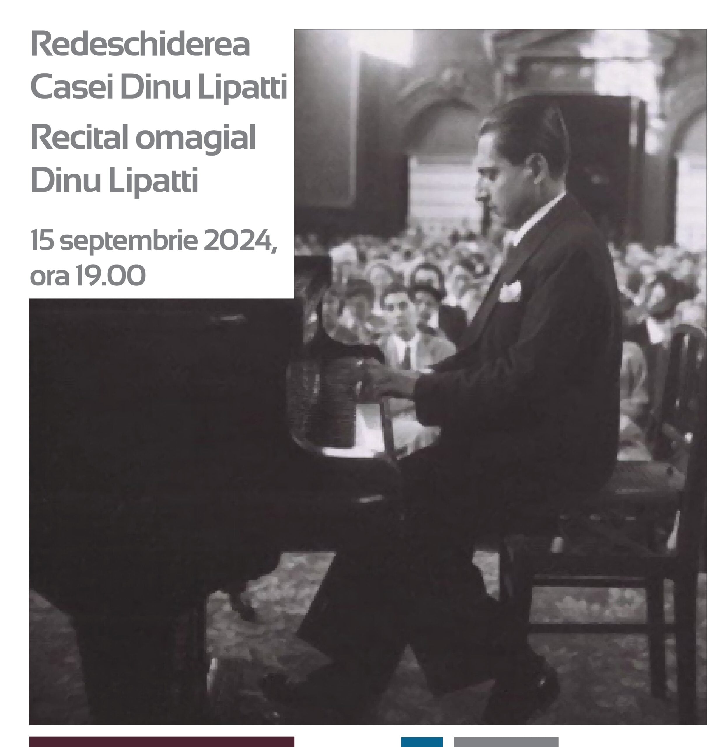 Se redeschide Casa Dinu Lipatti. Intrarea e liberă în limita locurilor disponibile