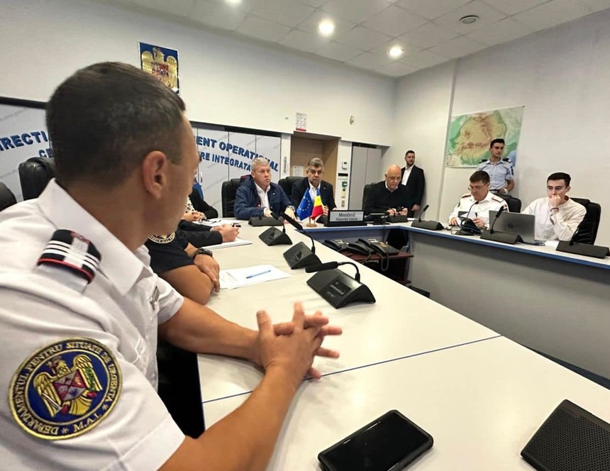 Ciolacu, jucând în filmul ciclonului. ”S-a acţionat profesionist”