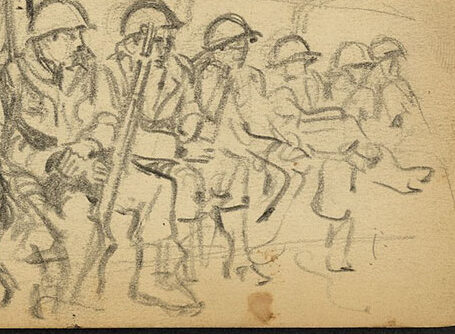 Umorul de altădată. La război