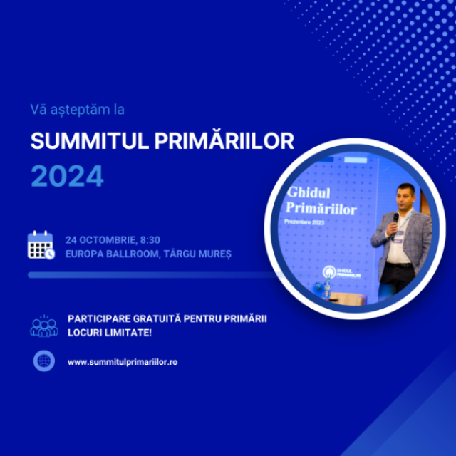 Eveniment la Târgu Mureş. Primăriile, la primul Summit