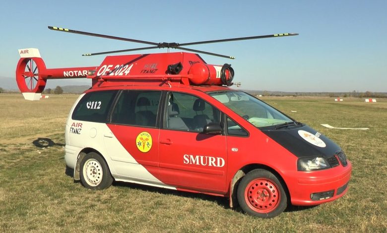 Prima maşină elicopter din România (foto)