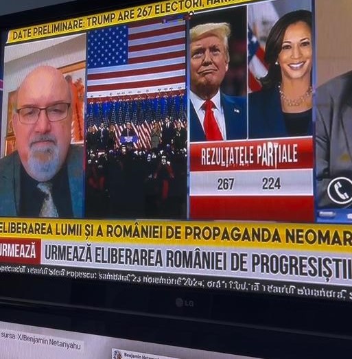 Delir la televiziunea lui Ghiţă: „Eliberarea lumii şi a României”