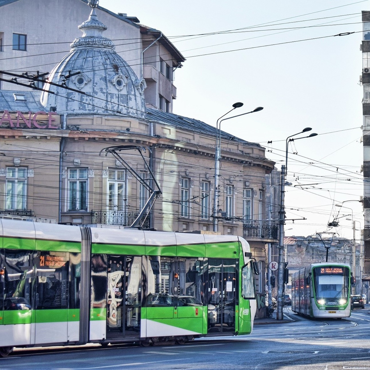 Tramvaiele Imperio revin pe linia 21