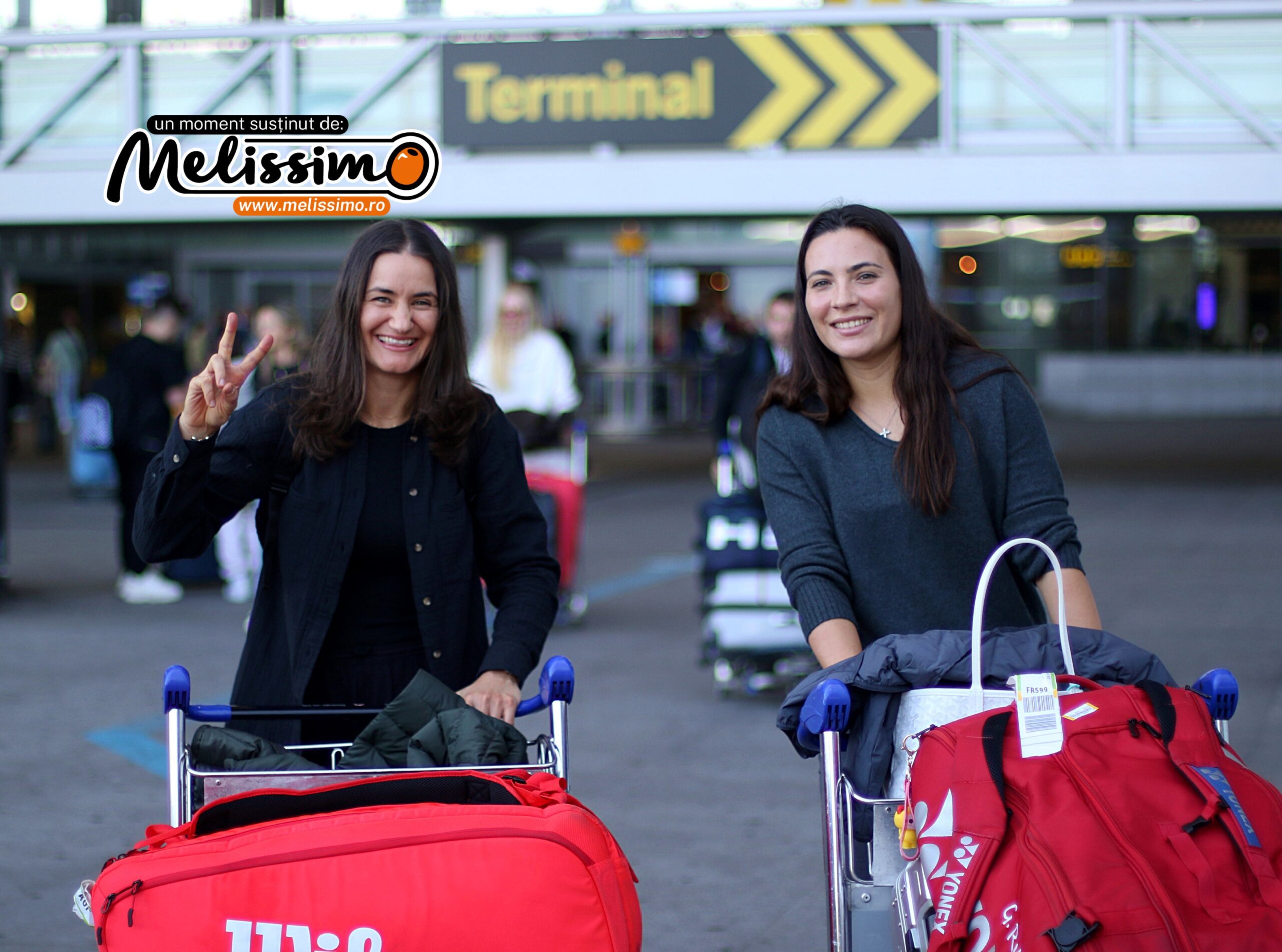 Echipa României de Billie Jean King Cup a aterizat la Malaga (foto)