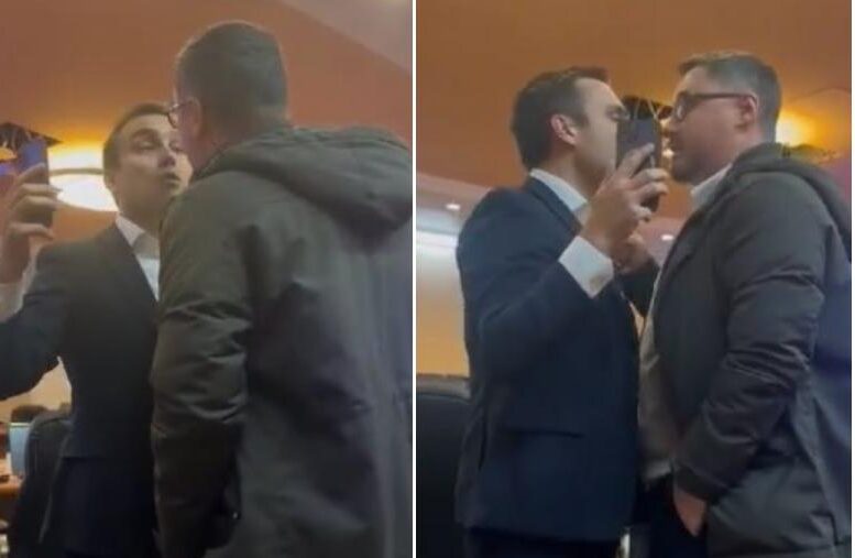 Îmbrânceli între doi politicieni. ”Ești un mafiot, un hoț”