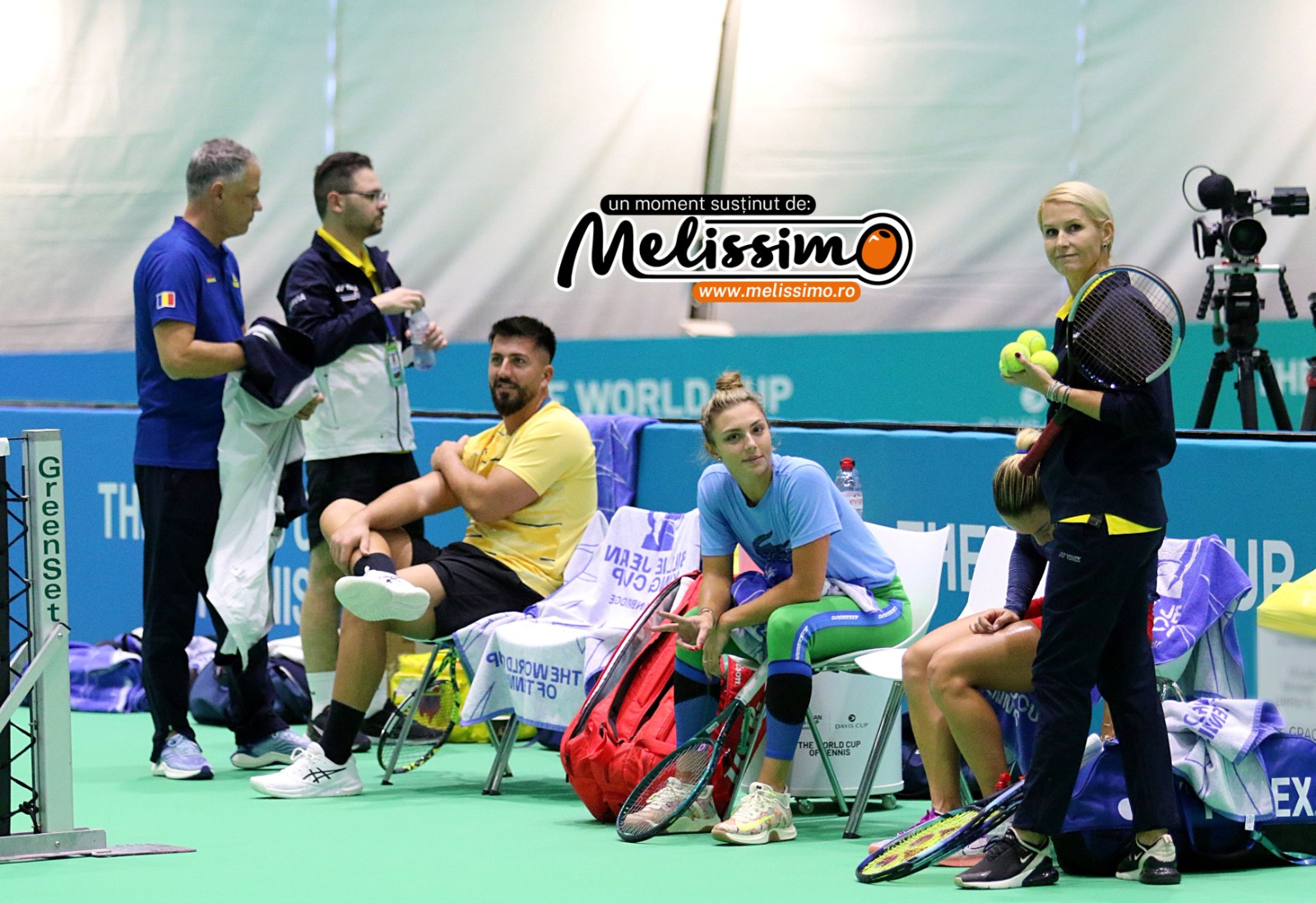 Jaqueline Cristian și Ana Bogdan la antrenament