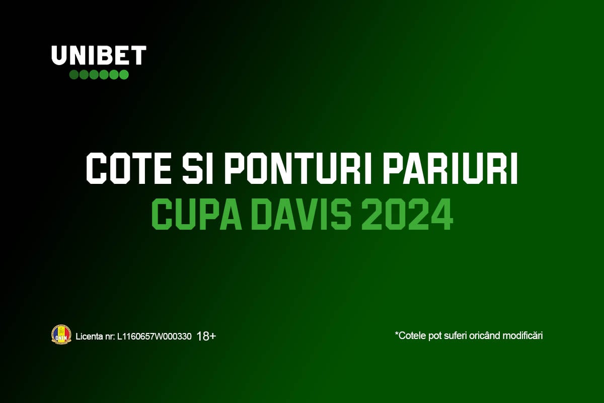 Avancronică și cote pariuri Cupa Davis 2024