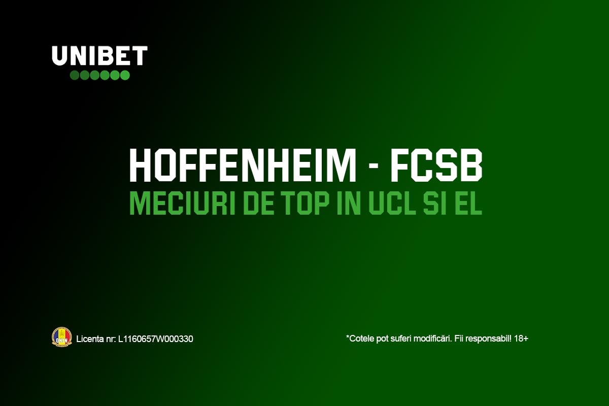 Ce șanse are FCSB pe terenul lui Hoffenheim?