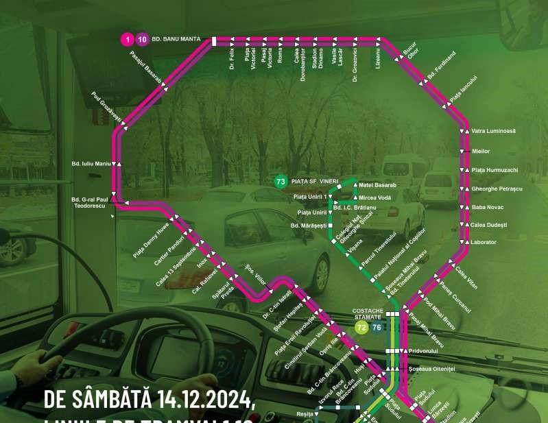 Schimbări în transportul în comun din Capitală