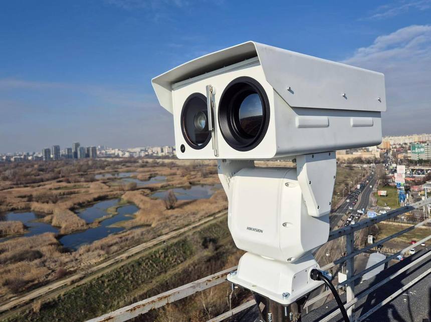 Camere cu termoviziune în Parcul Natural Văcăreşti