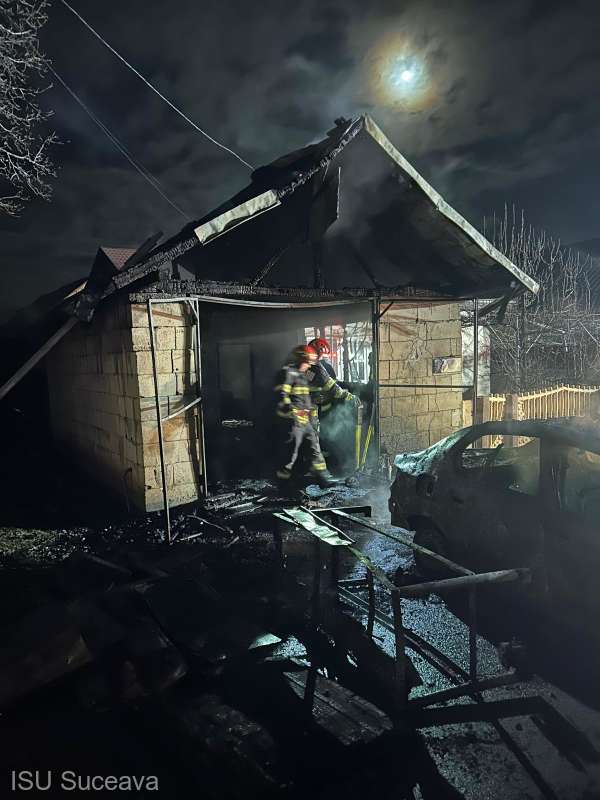 Explozie într-un garaj de la o instalație GPL: Trei victime cu arsuri