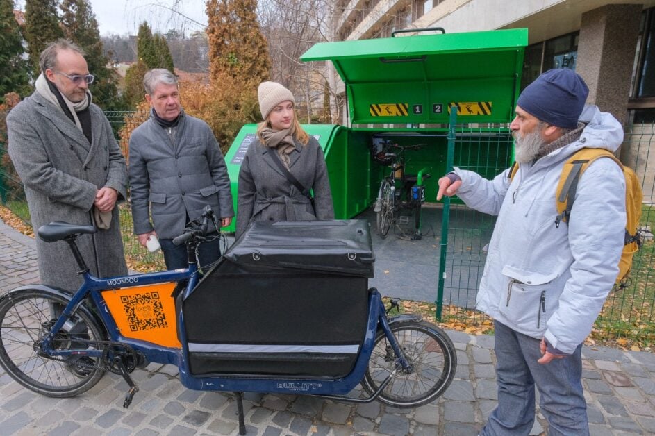 Proiect pilot: Magazine aprovizionate cu bicicleta