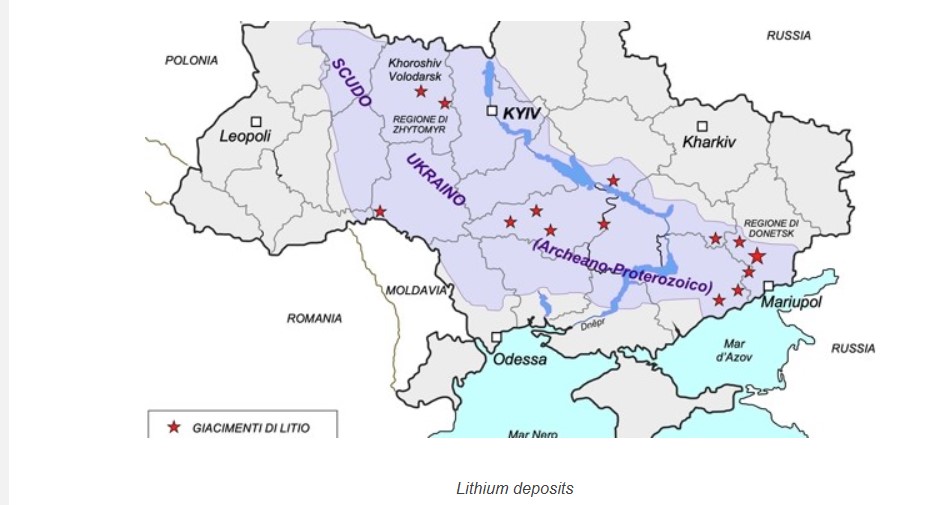 Ucraina: Cel mai mare zăcământ de litiu, sub controlul Rusiei
