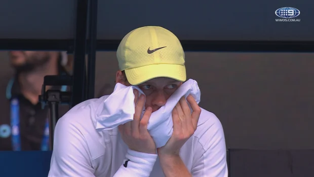 Liderul mondial ATP, momente de groază la AO