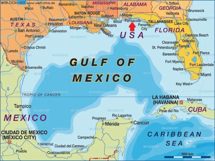 BREAKING Americanii au schimbat oficial numele Golfului Mexic în Golful Americii