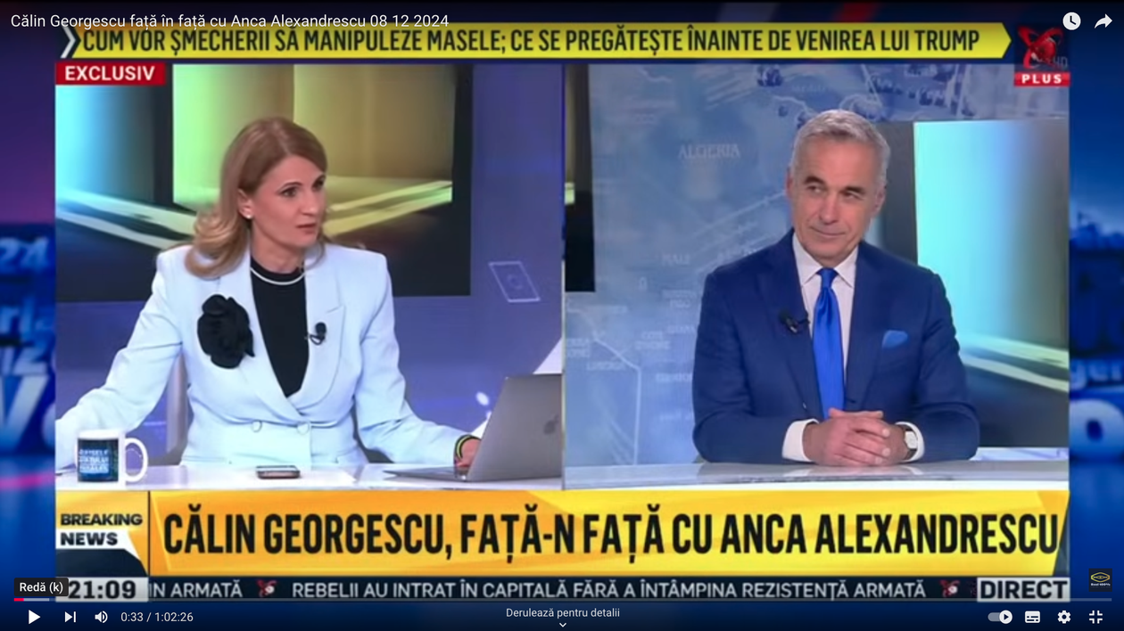 Călin Georgescu, puțin cam altfel