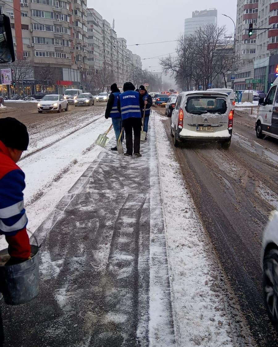 Mobilizare pentru deszăpezire în Capitală