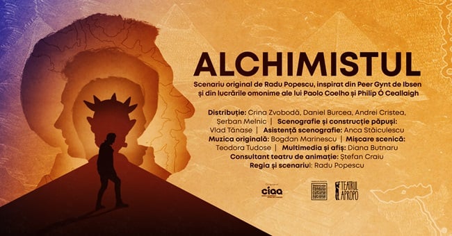 „Alchimistul“ vă așteaptă la Teatrul Apropo