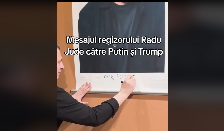 Regizor român pentru liderii lumii: „F…k Putin+Trump“