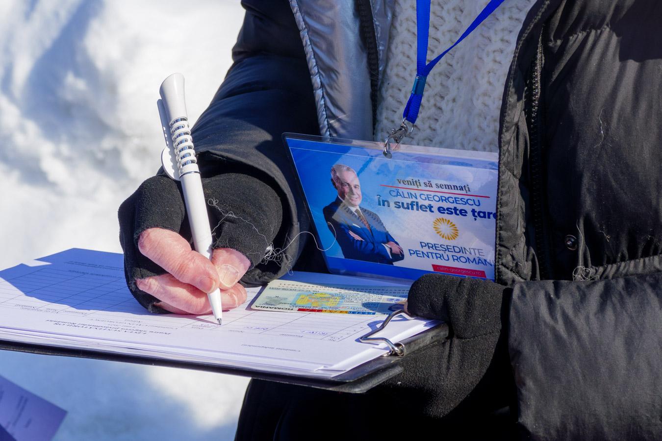 AUR anunță că a strâns semnăturile pentru Călin Georgescu