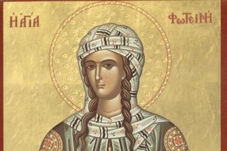 Sf. Muceniță Fotini Samarineanca, „întocmai cu Apostolii“