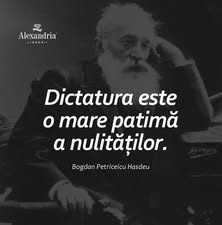 Dictatura, o patimă