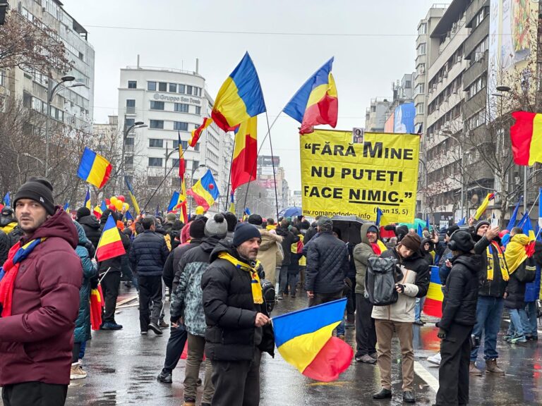 Câți protestatari a mobilizat, de fapt, AUR?