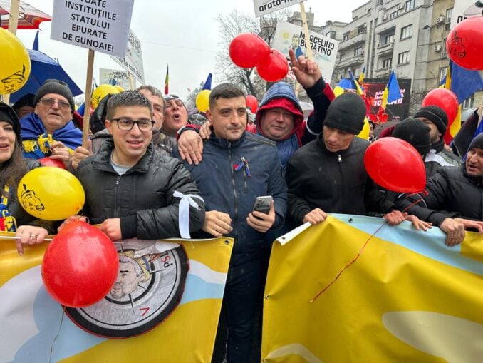 Miting de primăvară, la București