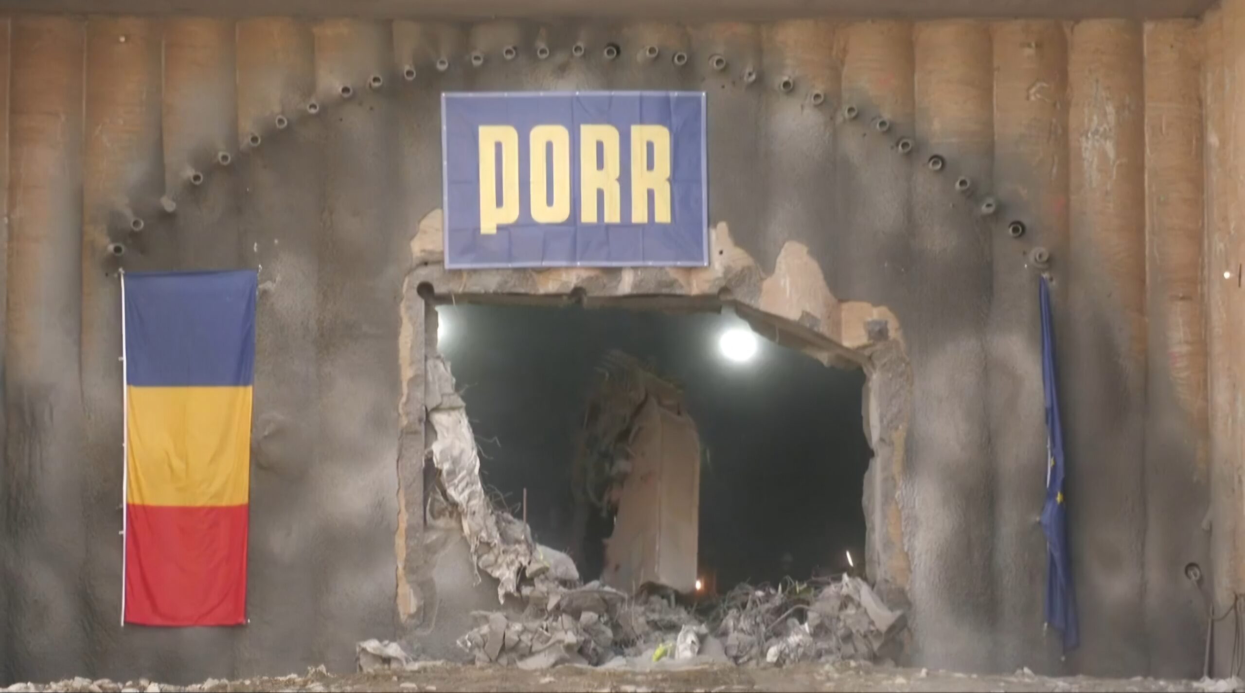 Inedit. Primul tunel forat pe o autostradă din România (video)