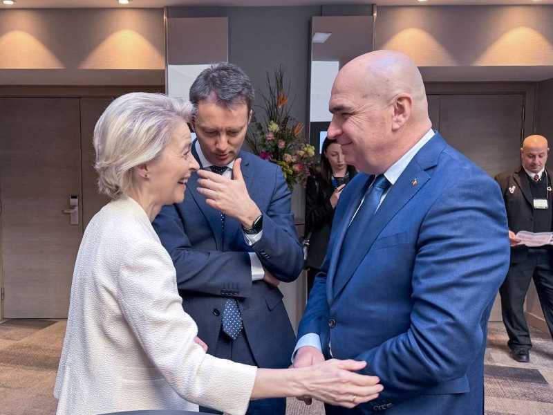 Bolojan. ”I-am transmis Ursulei von der Leyen susținerea„