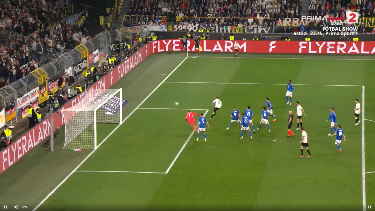  Gol nemaivăzut în meciul Germania – Italia (video)