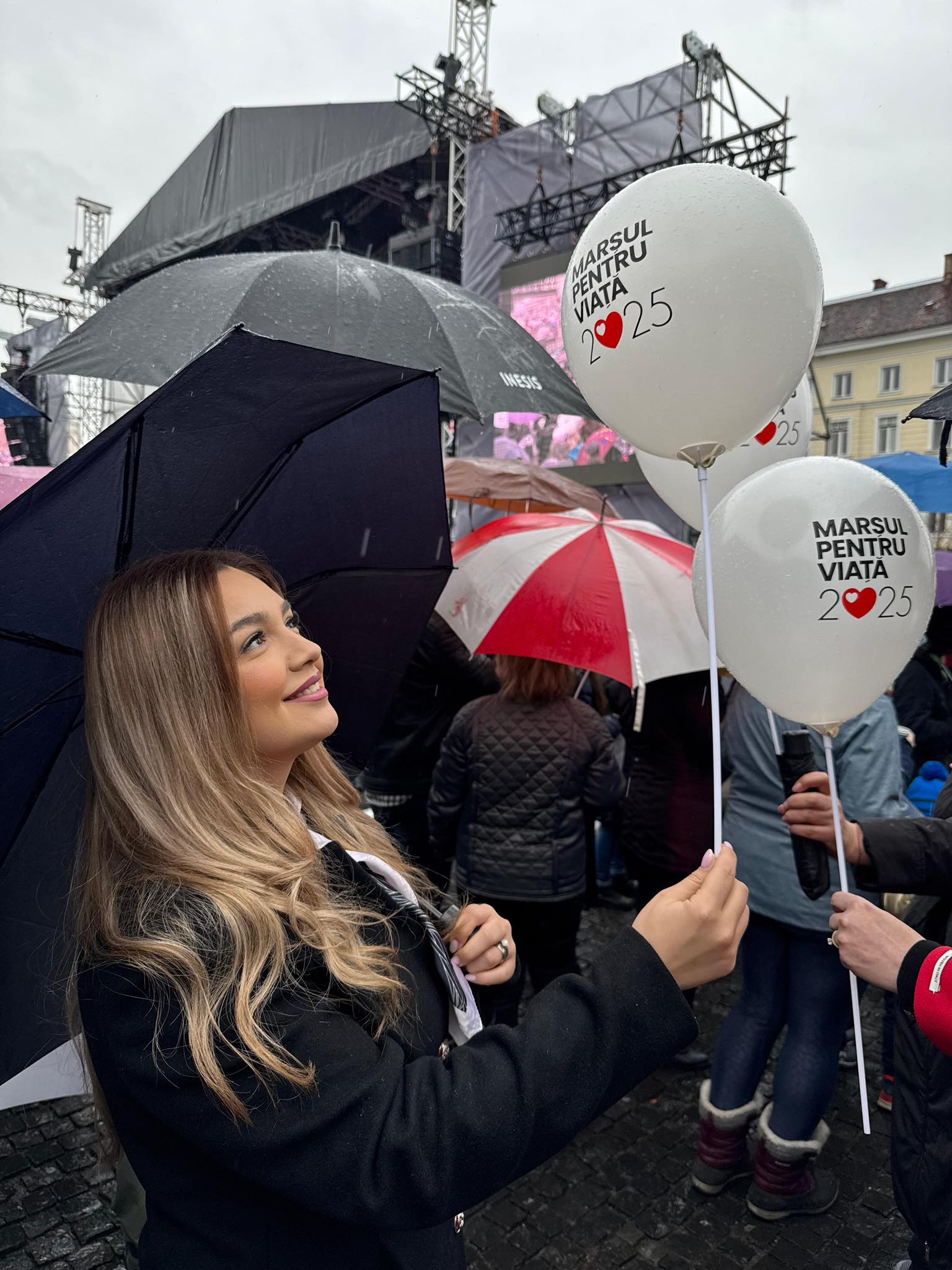 Soția lui Simion, la Marșul pentru Viață, la Cluj: „Cred în valoarea fiecărei vieți!”