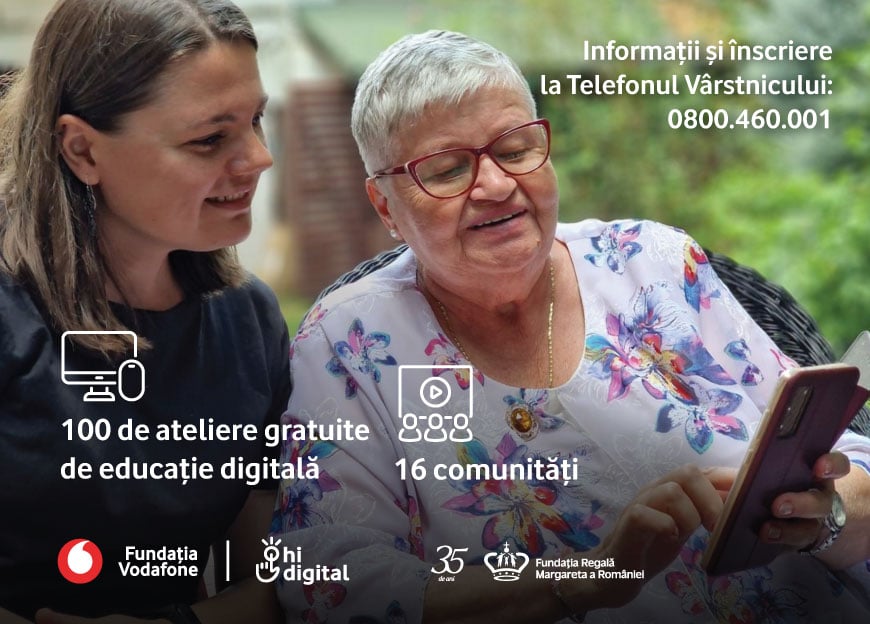 Ateliere gratuite Hi Digital pentru seniori