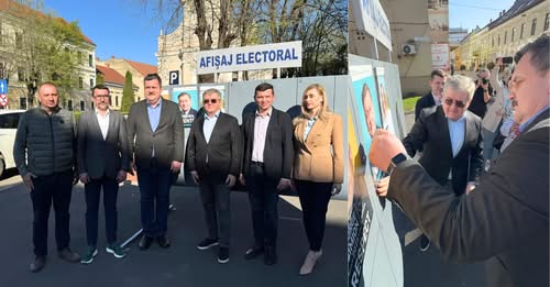 Primul afiș la Satu Mare