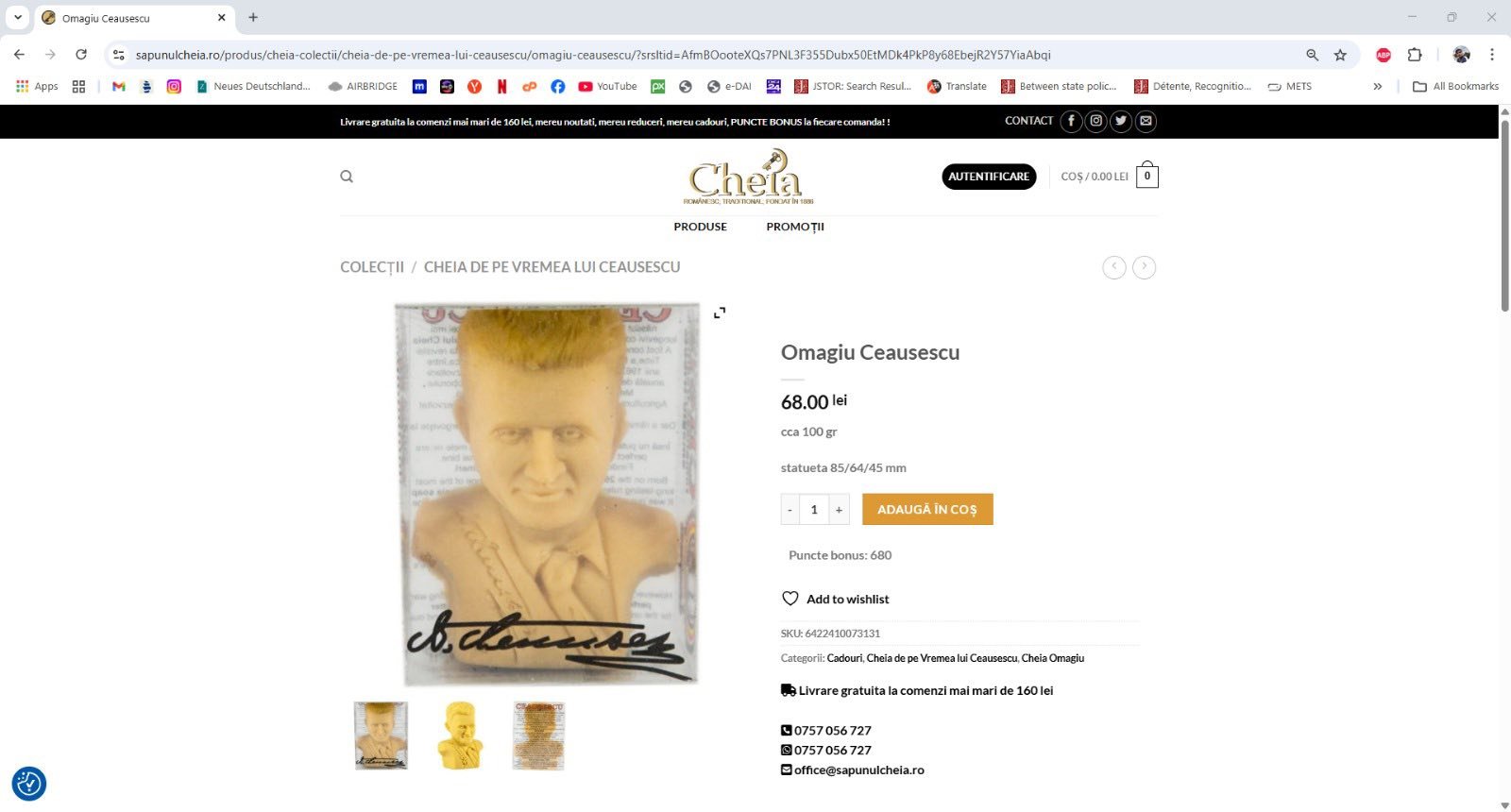 IICCMER nu-l vrea pe Ceaușescu nici pe săpun