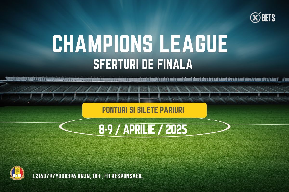 Ponturi și bilete pariuri Champions League 8-9 aprilie